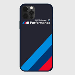 Чехол для iPhone 12 Pro BMW M Performance, цвет: 3D-черный