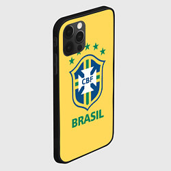 Чехол для iPhone 12 Pro Brazil Team, цвет: 3D-черный — фото 2