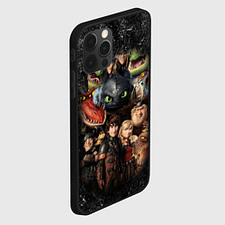 Чехол для iPhone 12 Pro How to Train Your Dragon, цвет: 3D-черный — фото 2