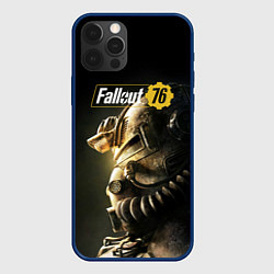 Чехол для iPhone 12 Pro FALLOUT 76, цвет: 3D-тёмно-синий