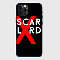 Чехол для iPhone 12 Pro Scarlxrd Logo, цвет: 3D-черный