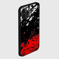 Чехол для iPhone 12 Pro Брызги красок, цвет: 3D-черный — фото 2