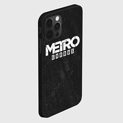 Чехол для iPhone 12 Pro Metro Exodus: Space Grey, цвет: 3D-черный — фото 2