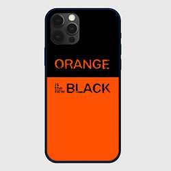 Чехол для iPhone 12 Pro Orange Is the New Black, цвет: 3D-черный
