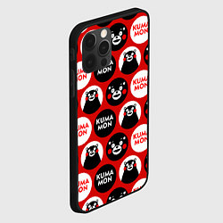 Чехол для iPhone 12 Pro Kumamon Pattern, цвет: 3D-черный — фото 2