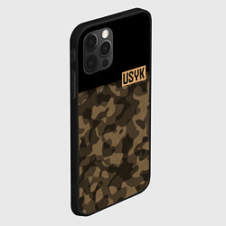 Чехол для iPhone 12 Pro USYK Camo, цвет: 3D-черный — фото 2