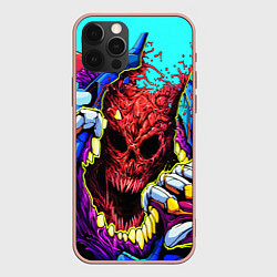 Чехол для iPhone 12 Pro CS:GO Hyper Beast, цвет: 3D-светло-розовый