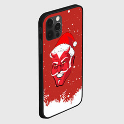Чехол для iPhone 12 Pro Сатана Санта, цвет: 3D-черный — фото 2