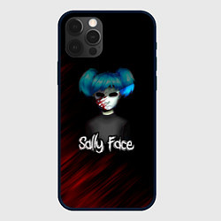 Чехол для iPhone 12 Pro Sally Face окровавленное лицо, цвет: 3D-черный