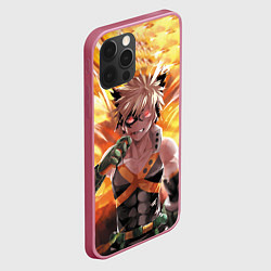 Чехол для iPhone 12 Pro Fire Academia, цвет: 3D-малиновый — фото 2