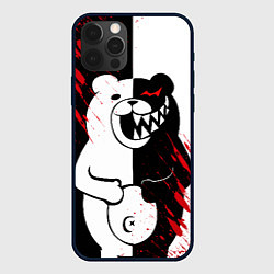 Чехол для iPhone 12 Pro MONOKUMA, цвет: 3D-черный