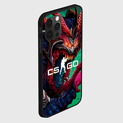 Чехол для iPhone 12 Pro CS GO hyper beast skin, цвет: 3D-черный — фото 2
