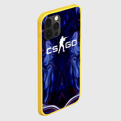 Чехол для iPhone 12 Pro CS:GO Waves Skin, цвет: 3D-желтый — фото 2