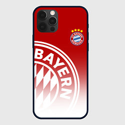 Чехол для iPhone 12 Pro ФК Бавария, цвет: 3D-черный