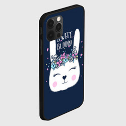 Чехол для iPhone 12 Pro Sweet Bunny, цвет: 3D-черный — фото 2
