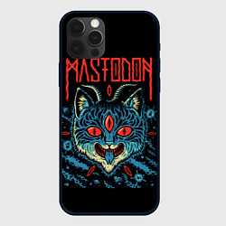 Чехол для iPhone 12 Pro Mastodon: Demonic Cat, цвет: 3D-черный