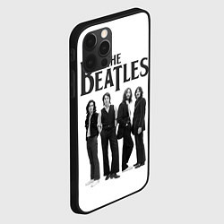 Чехол для iPhone 12 Pro The Beatles: White Side, цвет: 3D-черный — фото 2