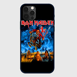 Чехол для iPhone 12 Pro Iron Maiden: Great Britain Warriors, цвет: 3D-черный