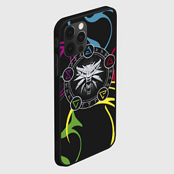 Чехол для iPhone 12 Pro Сила Ведьмака, цвет: 3D-черный — фото 2
