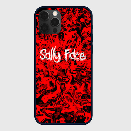 Чехол iPhone 12 Pro Sally Face: Red Bloody / 3D-Черный – фото 1