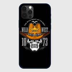 Чехол для iPhone 12 Pro Wild West sheriff, цвет: 3D-черный