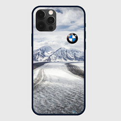 Чехол для iPhone 12 Pro BMW - снежная вершина, цвет: 3D-черный