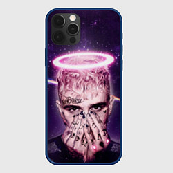 Чехол для iPhone 12 Pro Lil Peep: Black Angel, цвет: 3D-тёмно-синий