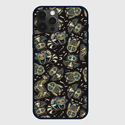 Чехол iPhone 12 Pro День мертвых - звери и птицы
