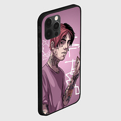 Чехол для iPhone 12 Pro Lil Peep, цвет: 3D-черный — фото 2