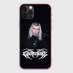 Чехол для iPhone 12 Pro GHOSTEMANE, цвет: 3D-малиновый