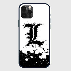 Чехол для iPhone 12 Pro L letter snow, цвет: 3D-черный