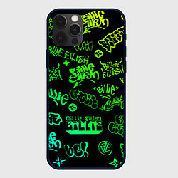 Чехол для iPhone 12 Pro BILLIE EILISH: Grunge Graffiti, цвет: 3D-черный