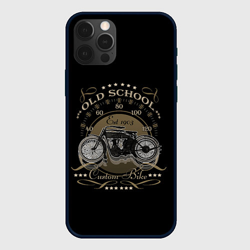 Чехол iPhone 12 Pro Первый Harley Davidson / 3D-Черный – фото 1