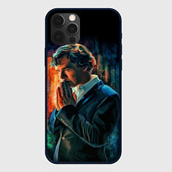 Чехол для iPhone 12 Pro Sherlock, цвет: 3D-черный