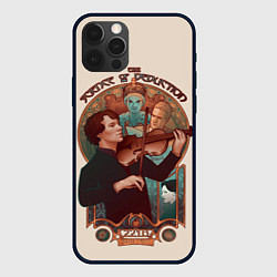 Чехол для iPhone 12 Pro Sherlock, цвет: 3D-черный