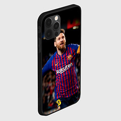 Чехол для iPhone 12 Pro Месси, цвет: 3D-черный — фото 2