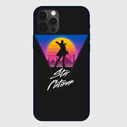 Чехол для iPhone 12 Pro Приключения ДжоДжо, цвет: 3D-черный