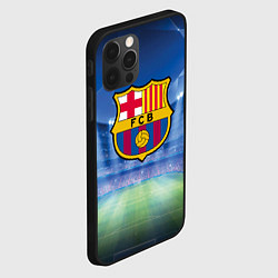Чехол для iPhone 12 Pro FC Barcelona, цвет: 3D-черный — фото 2