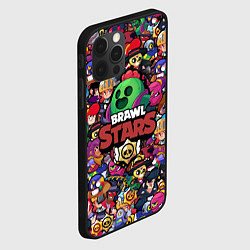 Чехол для iPhone 12 Pro BRAWL STARS SPIKE, цвет: 3D-черный — фото 2