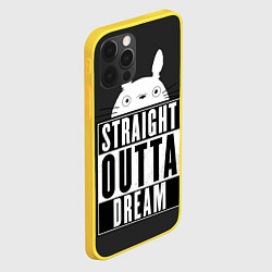 Чехол для iPhone 12 Pro Тоторо Straight outta dream, цвет: 3D-желтый — фото 2