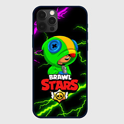 Чехол для iPhone 12 Pro BRAWL STARS LEON, цвет: 3D-черный