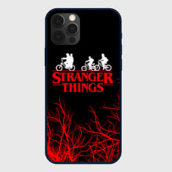 Чехол для iPhone 12 Pro STRANGER THINGS, цвет: 3D-черный
