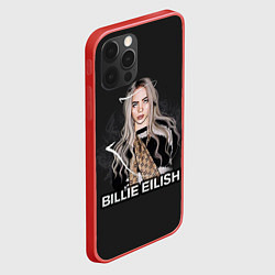 Чехол для iPhone 12 Pro BILLIE EILISH, цвет: 3D-красный — фото 2