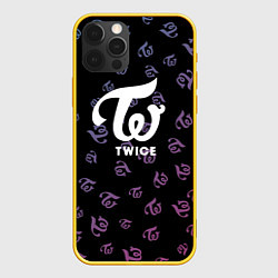 Чехол для iPhone 12 Pro Twice, цвет: 3D-желтый