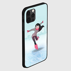 Чехол для iPhone 12 Pro Фигурное катание, цвет: 3D-черный — фото 2
