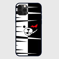 Чехол для iPhone 12 Pro Monokuma, цвет: 3D-черный