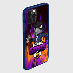 Чехол для iPhone 12 Pro Brawl Stars CROW, цвет: 3D-тёмно-синий — фото 2