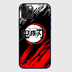 Чехол для iPhone 12 Pro KIMETSU NO YAIBA, цвет: 3D-черный