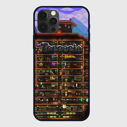 Чехол для iPhone 12 Pro TERRARIA, цвет: 3D-черный
