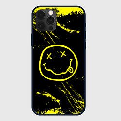 Чехол для iPhone 12 Pro NIRVANA, цвет: 3D-черный